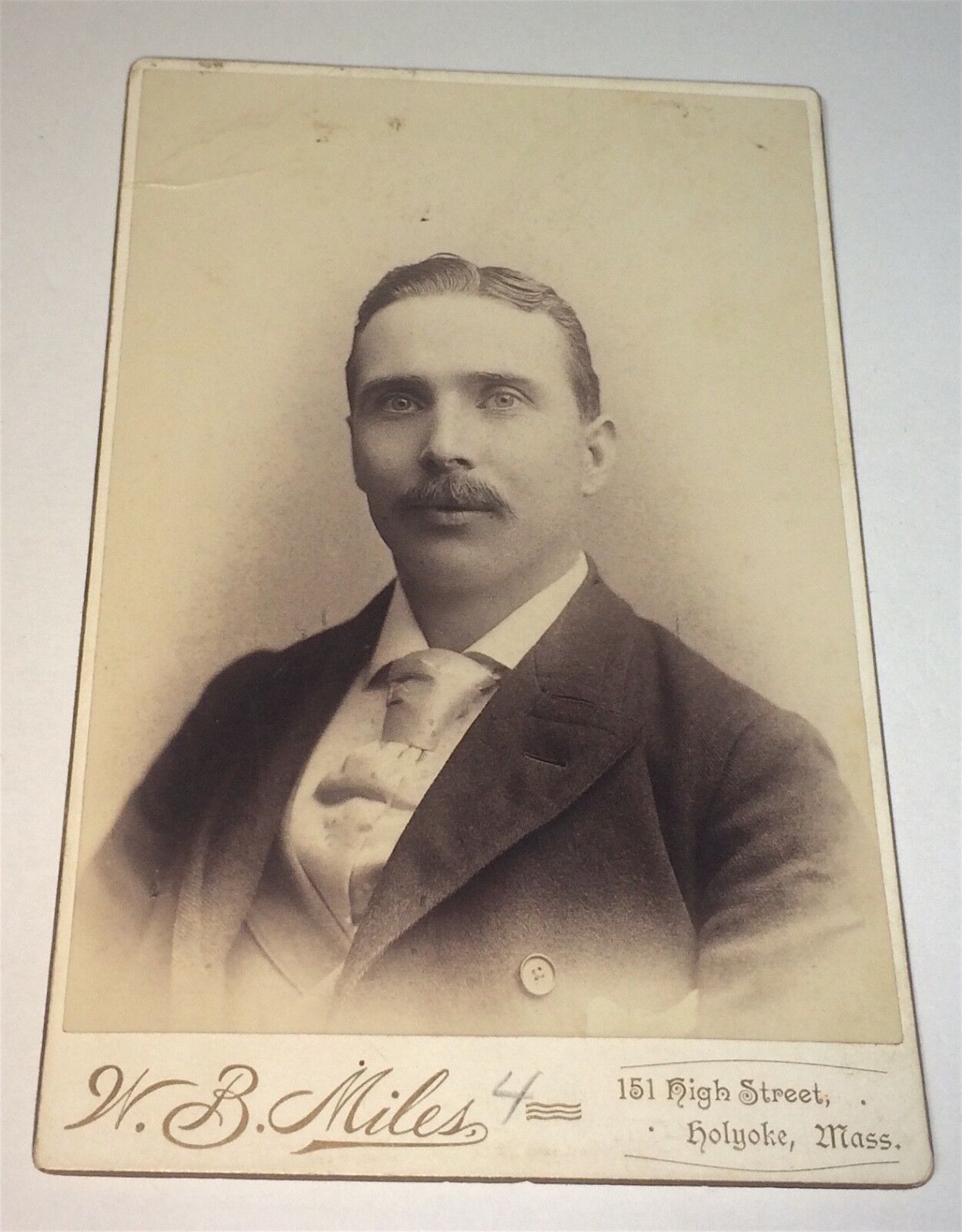 Rare Antique Victorian American ID\'d Politician John Sheehan Cabinet Photo US