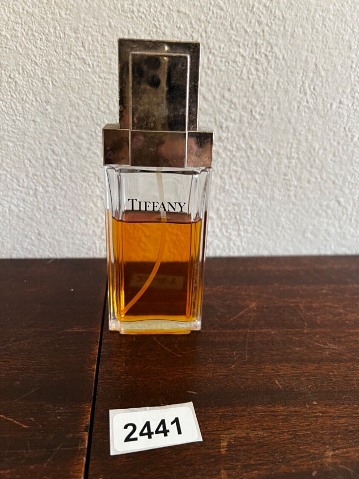 Vintage 80's Tiffany Perfume Eau de Parfum Atomiseur Discontinued 75% Full