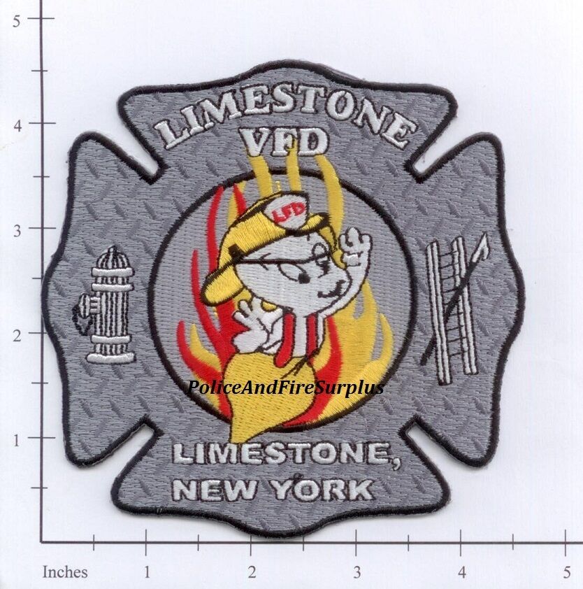 New York - Limestone NY Volunteer Fire Dept Patch - Casper