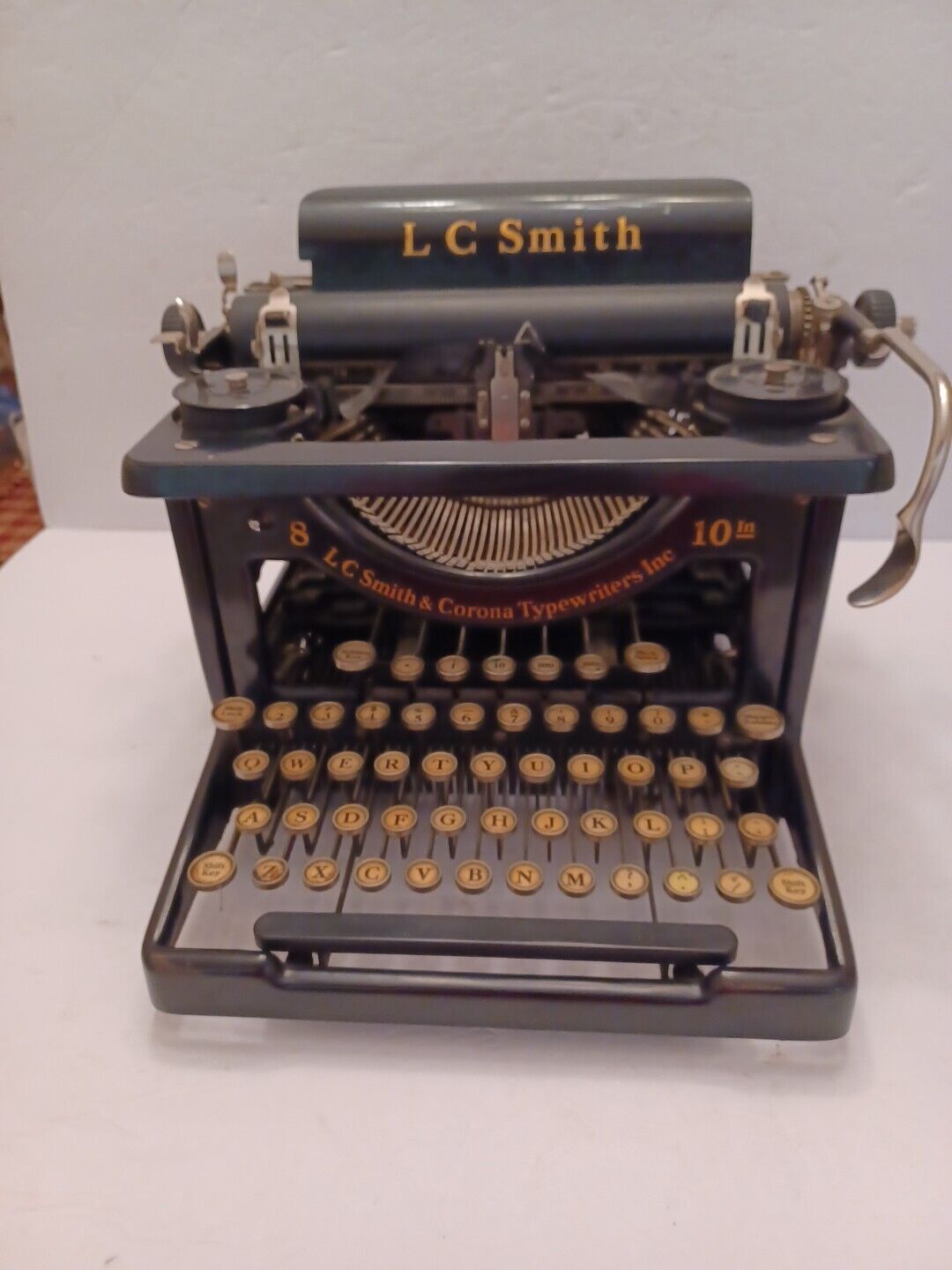 Antique 1920's *LC SMITH & CORONA* No 8 Typewriter 10