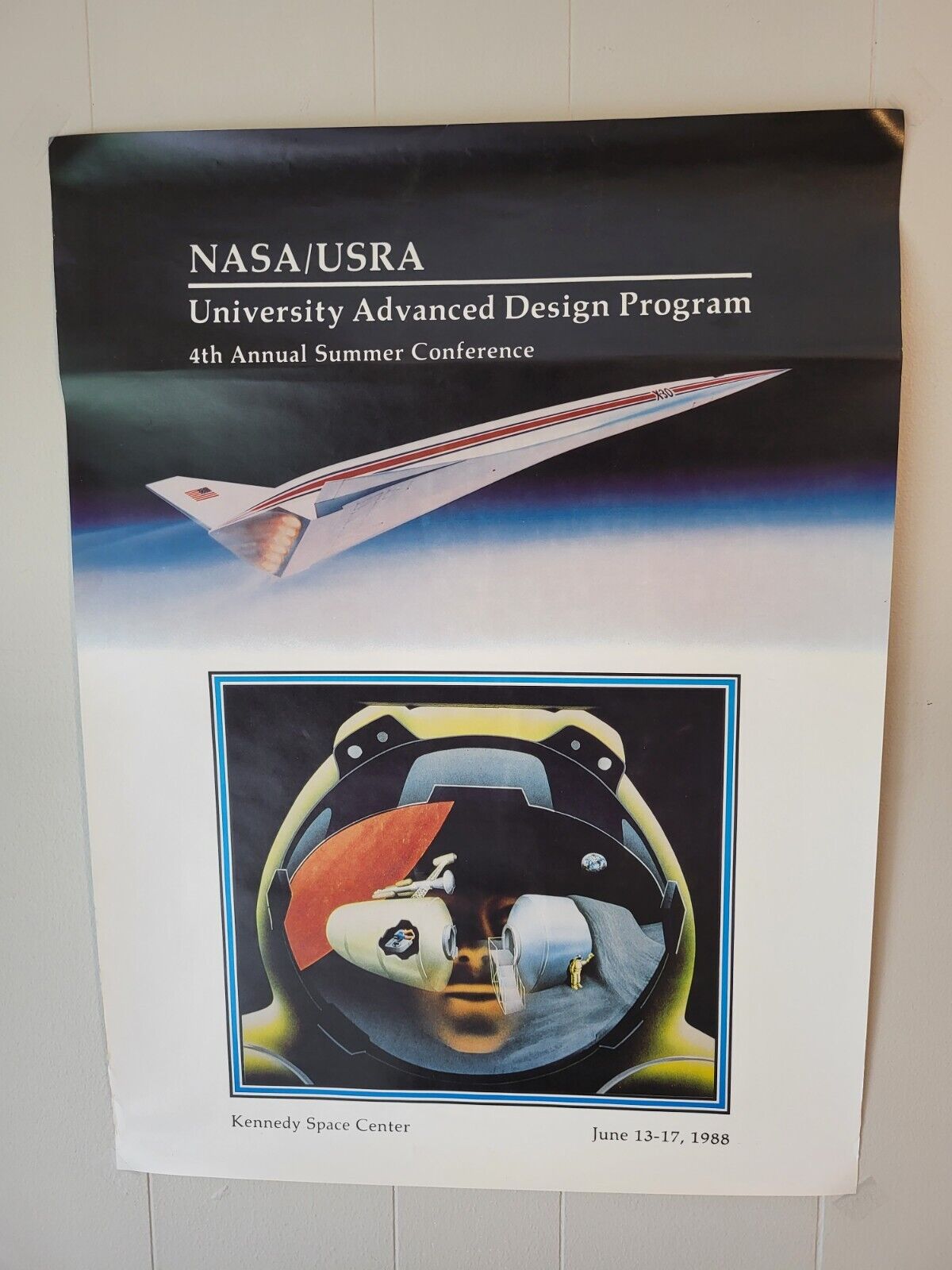Nasa Ursa Kennedy Space Center June 13-17 1988 4th Annual Summer Conference Post
