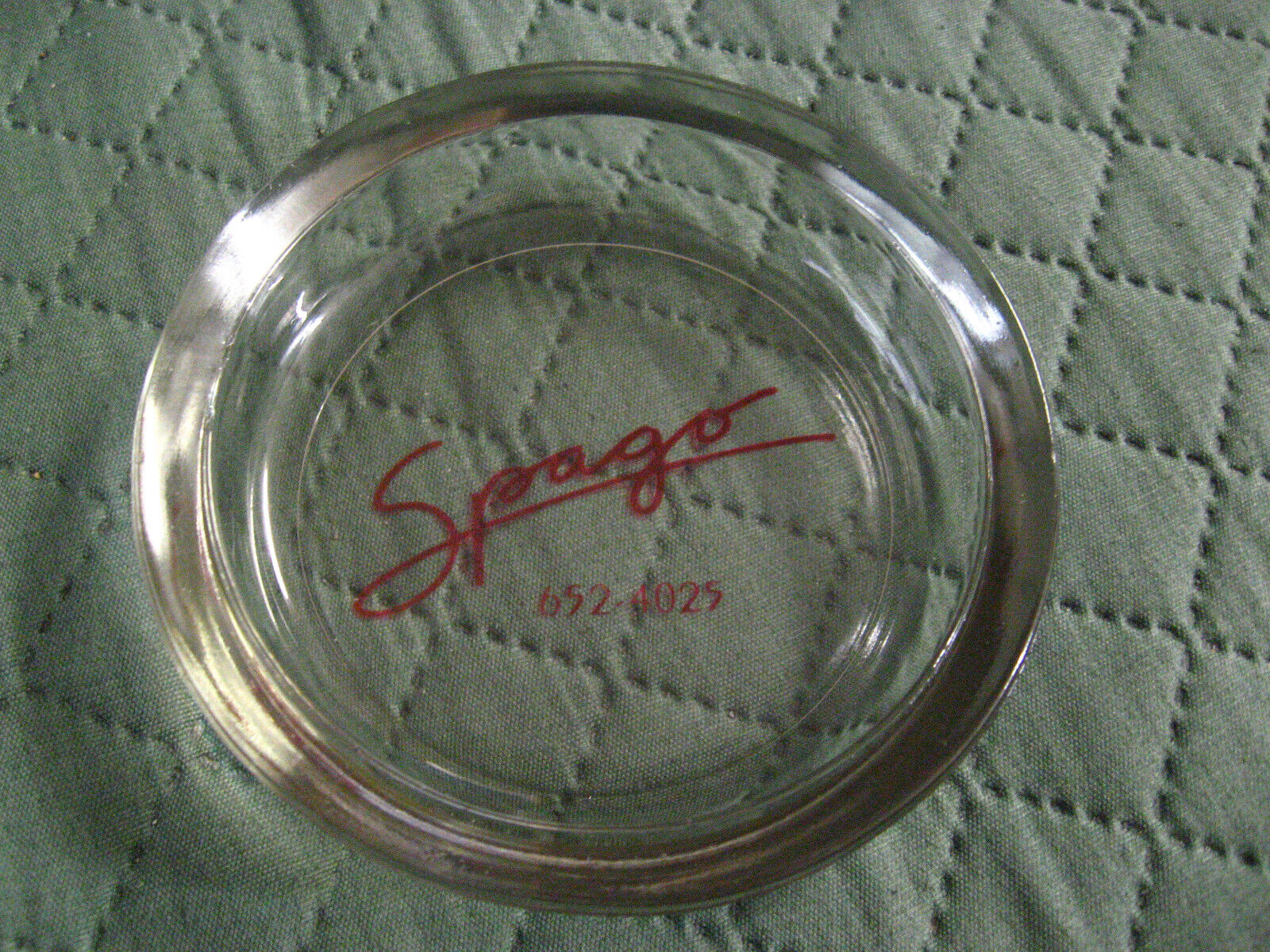 🚬 Spago West Hollywood CA Vintage 1990\'s Ashtray -  Wolfgang Puck Restaurant