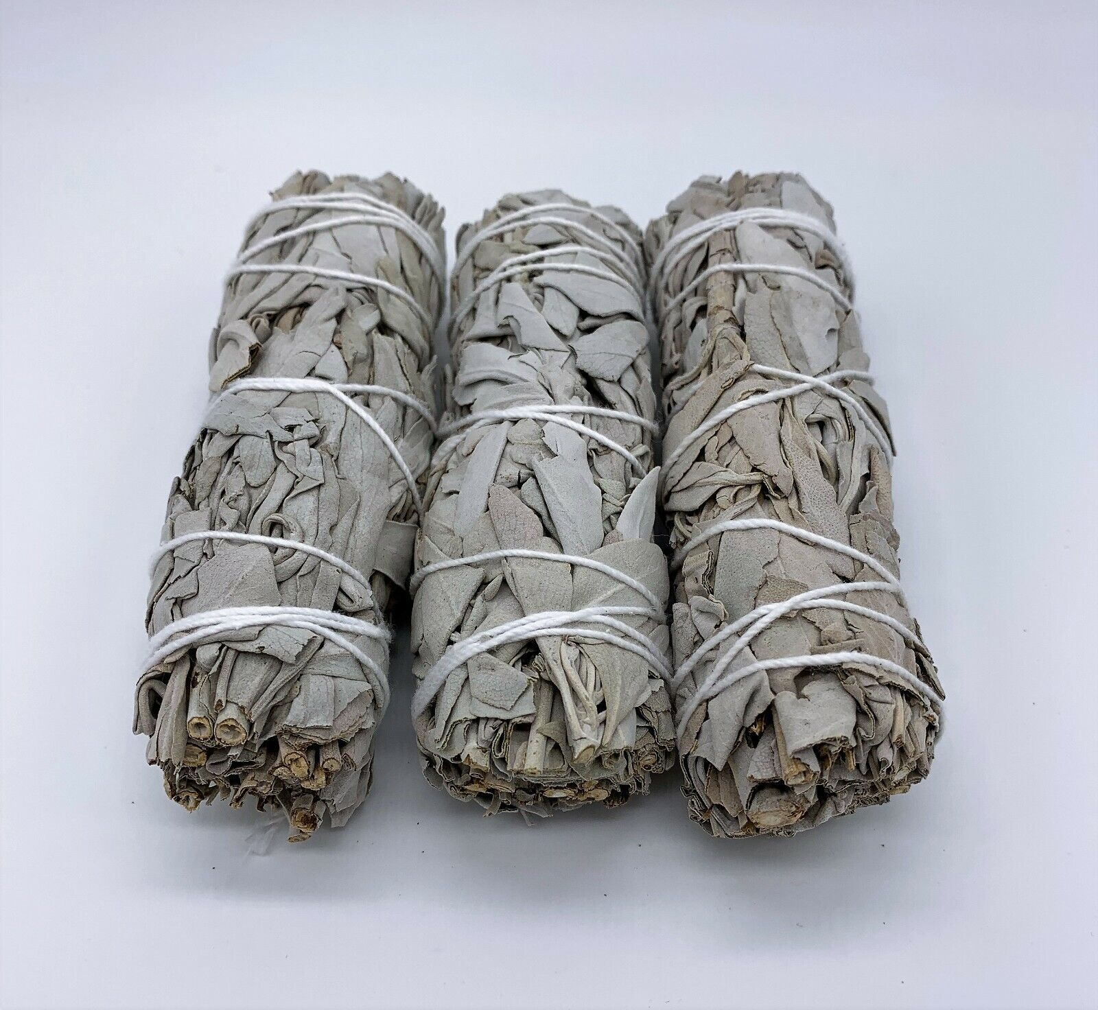 3X White Sage Smudge Sticks / Wands 4 - 5 