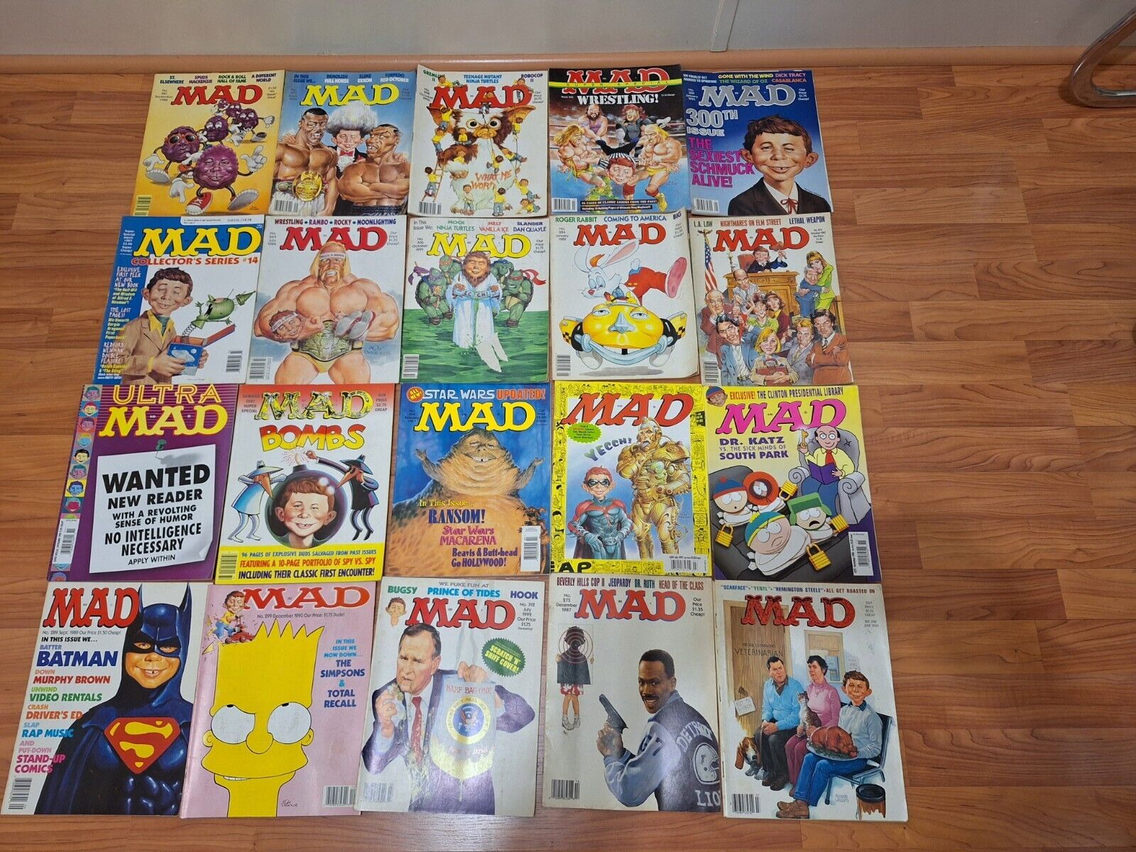 Vintage Mad Magazine Lot Of 20