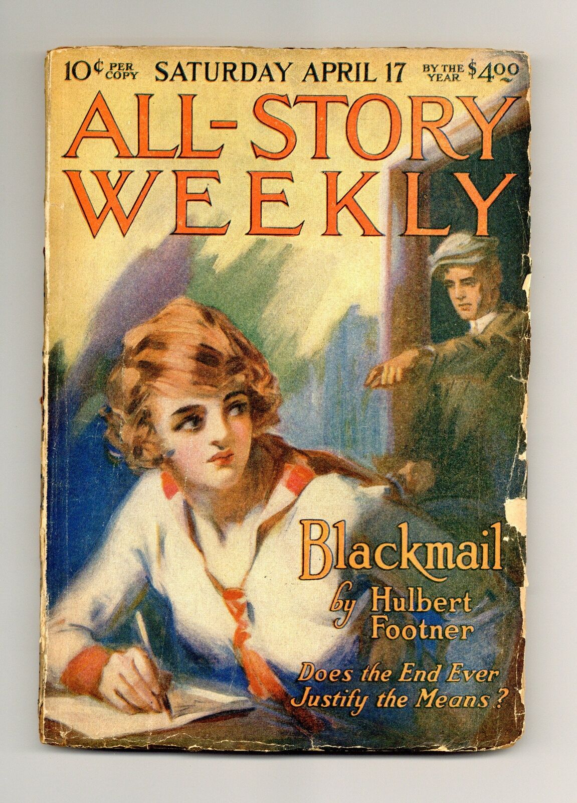 All-Story Weekly Pulp Apr 17 1920 Vol. 109 #2 FR