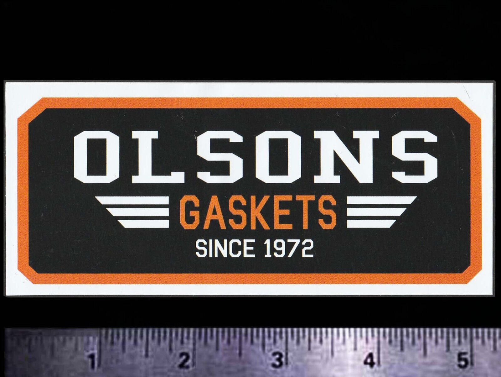 OLSON Gaskets - Since 1972 - Original Vintage Racing Decal/Sticker