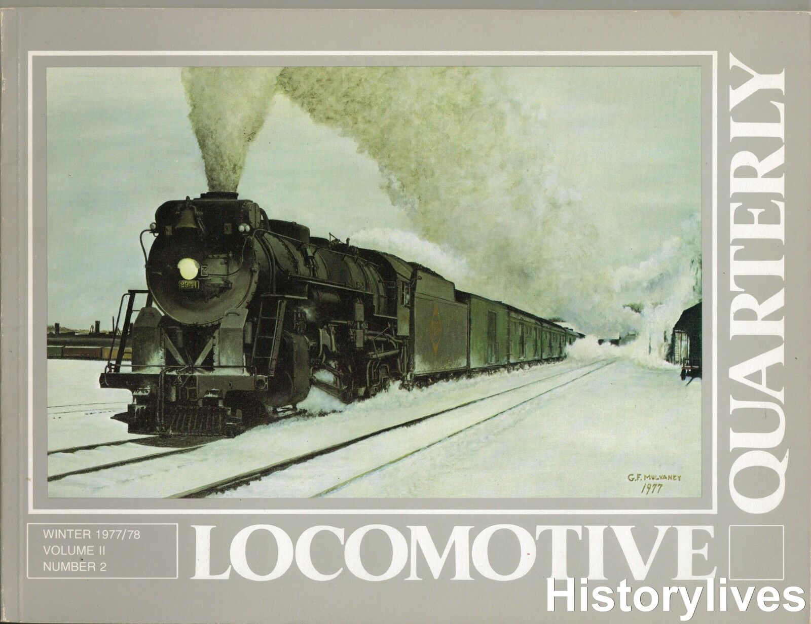 Locomotive Quarterly Winter 77 Virginia & Truckee USRA Pacifics Erie K-5 T&NO