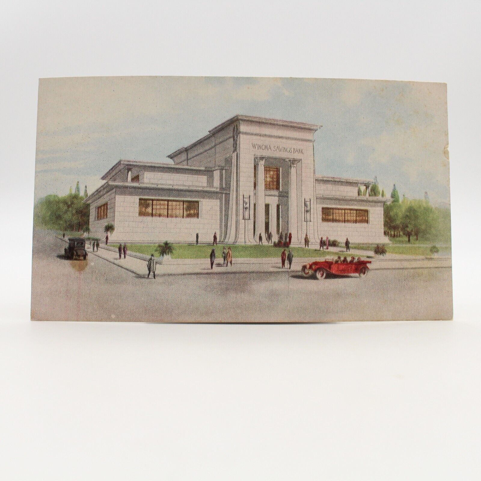 The Winona Savings Bank - Winona, Minnesota Unposted Vintage Postcard