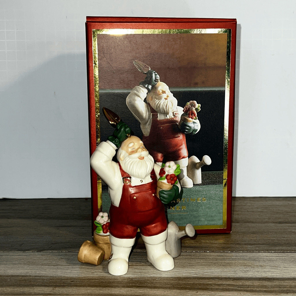 Lenox Santa’s Pastimes Santa the Gardner Figurine Christmas Holidays With Box