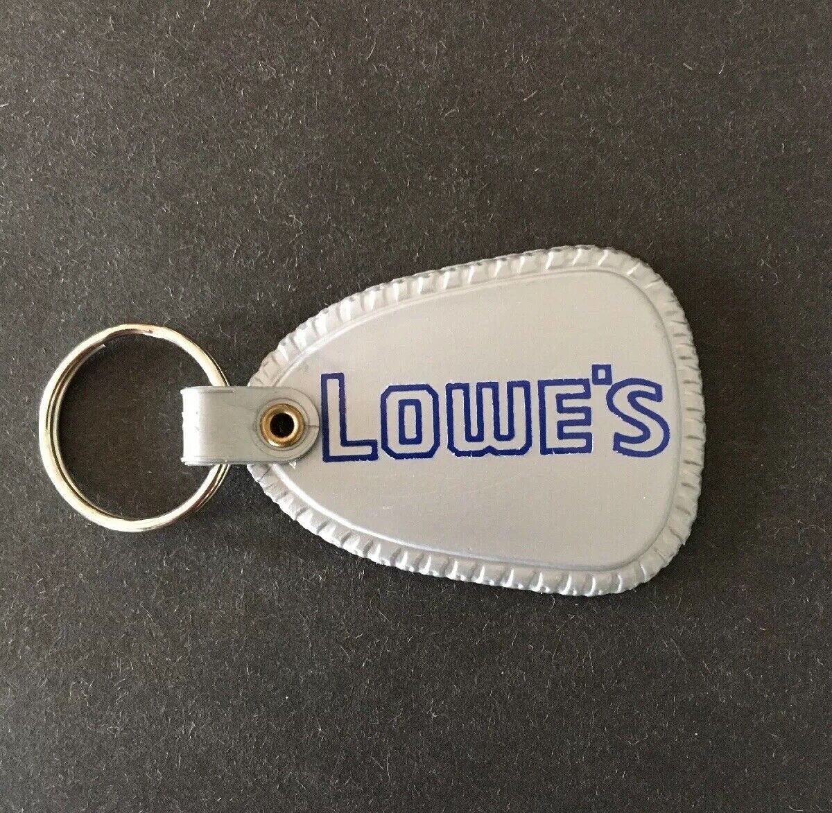 Vintage Keychain LOWE’S Key Fob Ring Home Improvement Hardware American Retail
