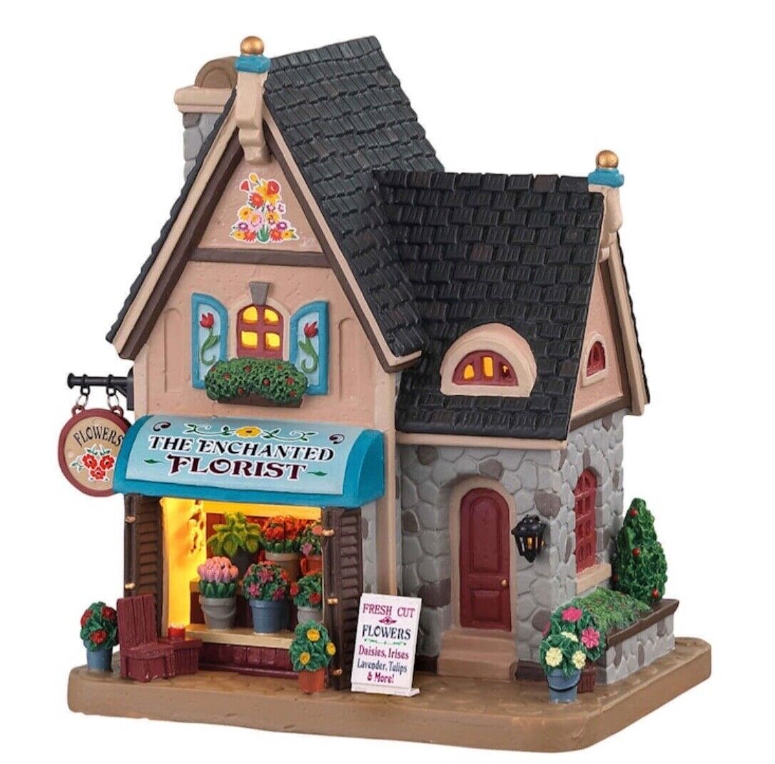 Lemax The Enchanted Florist #05657 Brand New Lighted Building