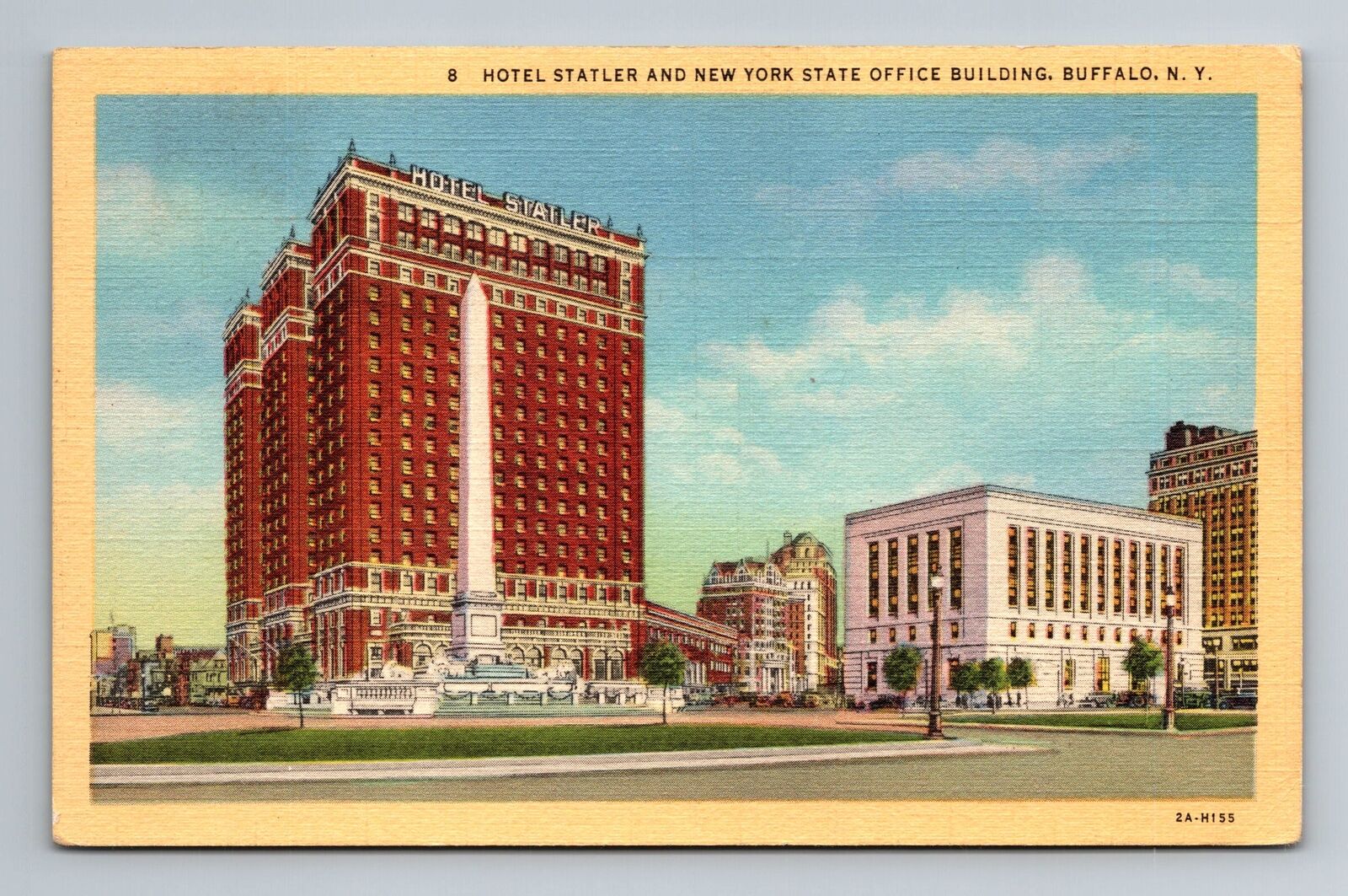 Buffalo NY-New York, Hotel Statler, Advertising, c1941 Vintage Postcard