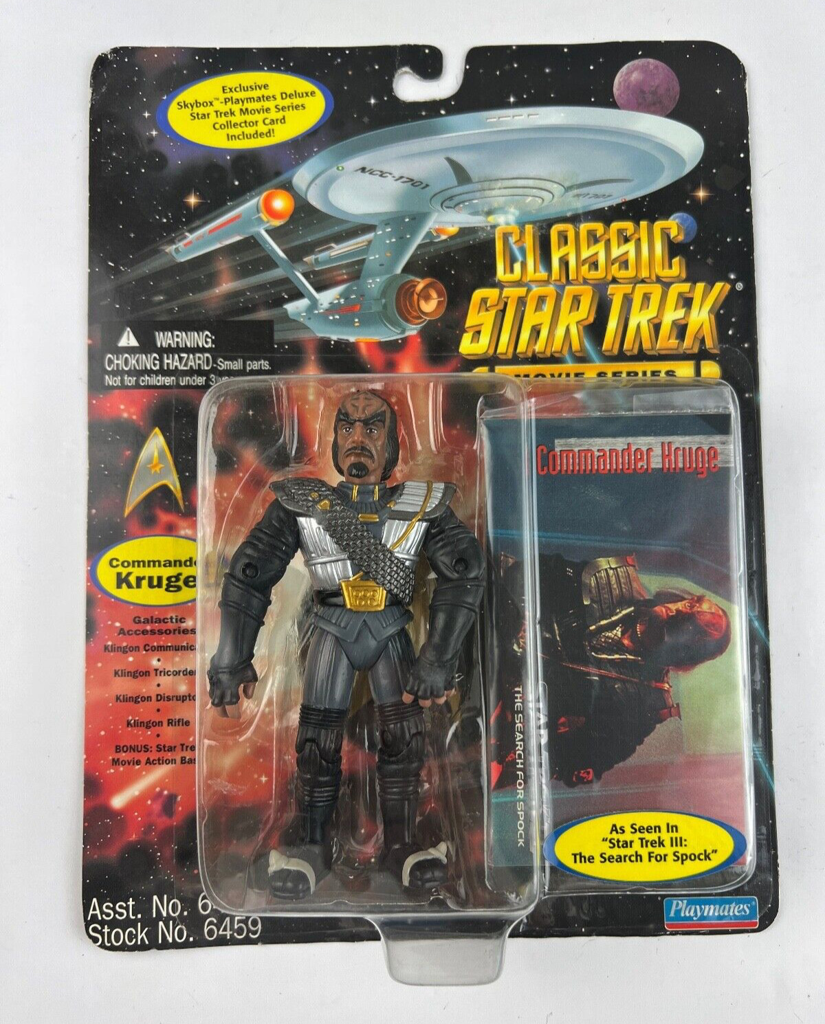 Classic Star Trek Movie Series Commander Kruge Action Figure 1995 Playmates Toys