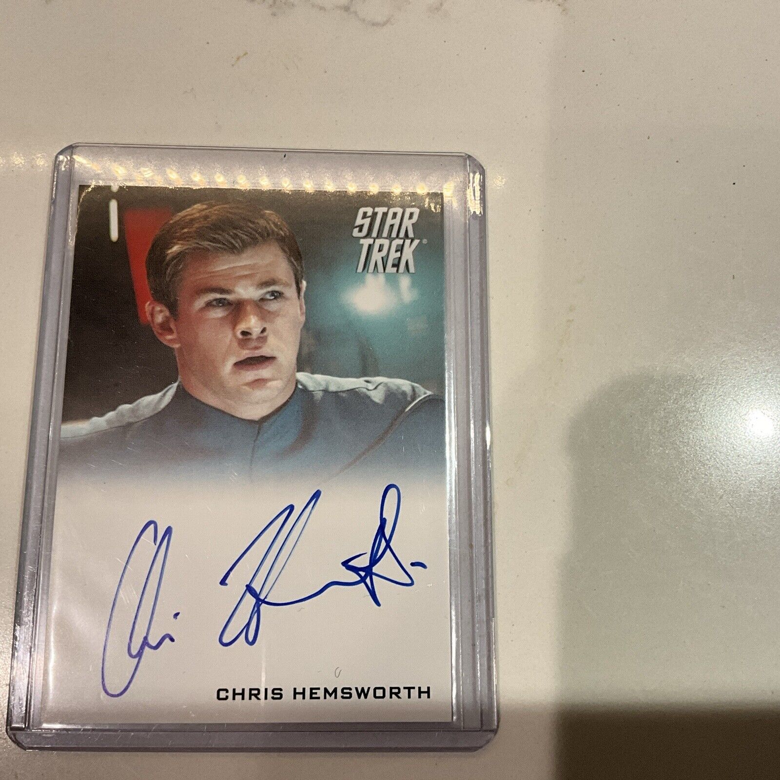 2009 Star Trek Chris Hemsworth Autographed Trading Card
