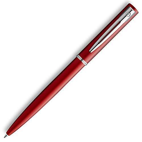 Waterman Graduate Allure Ballpoint Pen Red and Chrome, Blue ink