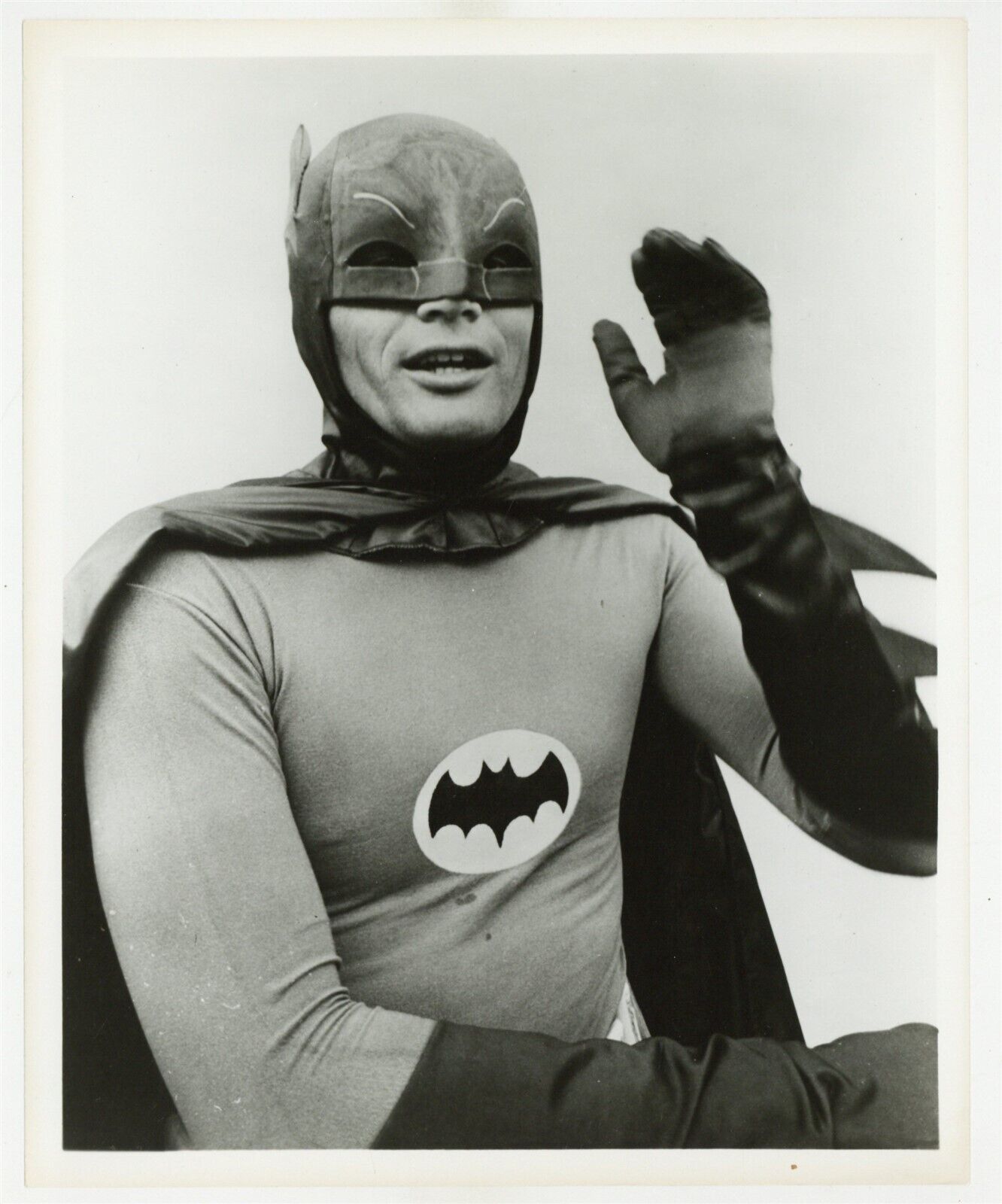 Batman TV Show 1966 Adam West Portrait 8x10 Original Photo DC Comics Superhero