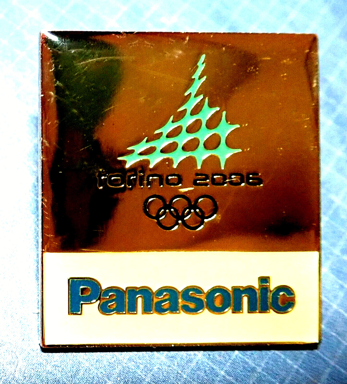 ^^RARE OFFL PANASONIC 2006 TORINO OLYMPIC GAMES PIN / 2024 PARIS