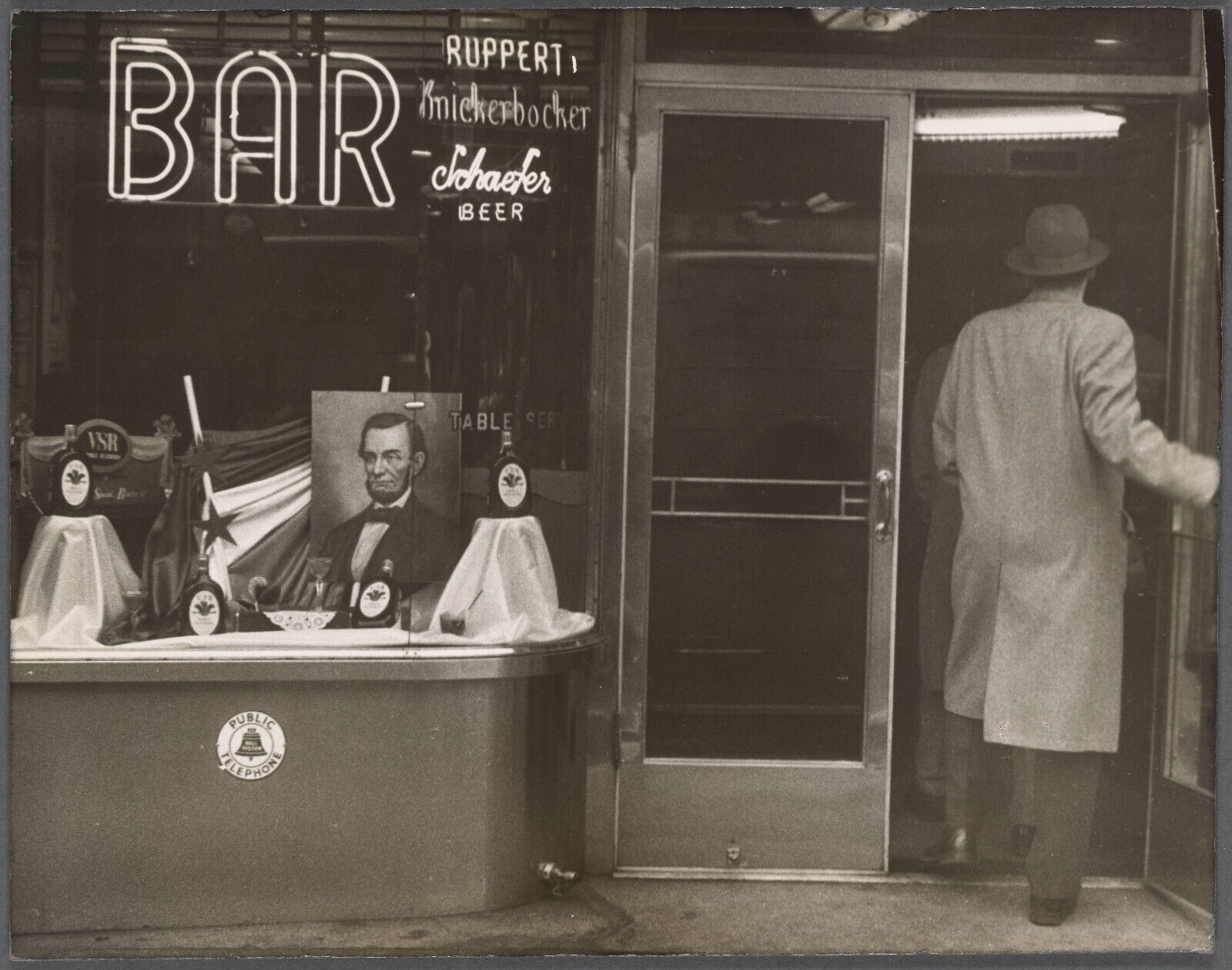Old 8X10 Photo, 1930's Bar, New York City 5194703