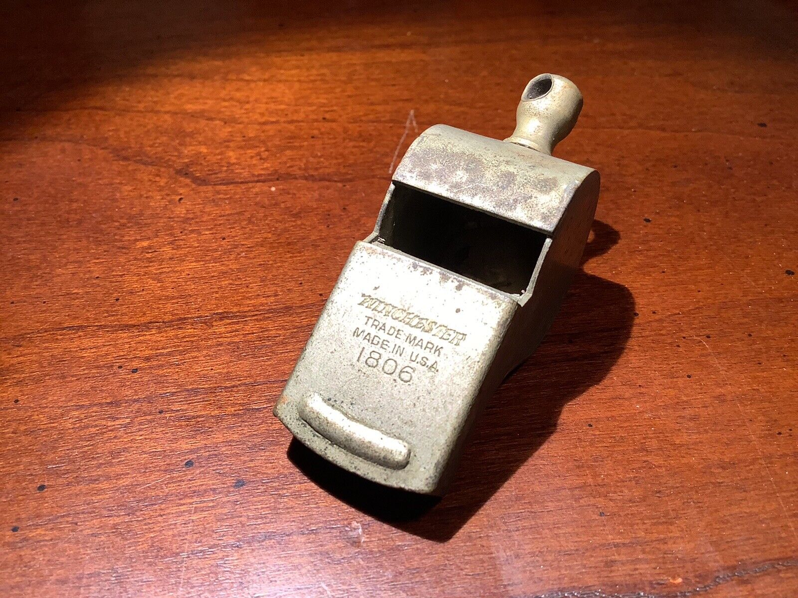 RARE Winchester 1806 Whistle, Made in Usa 1930s (Works no dents)