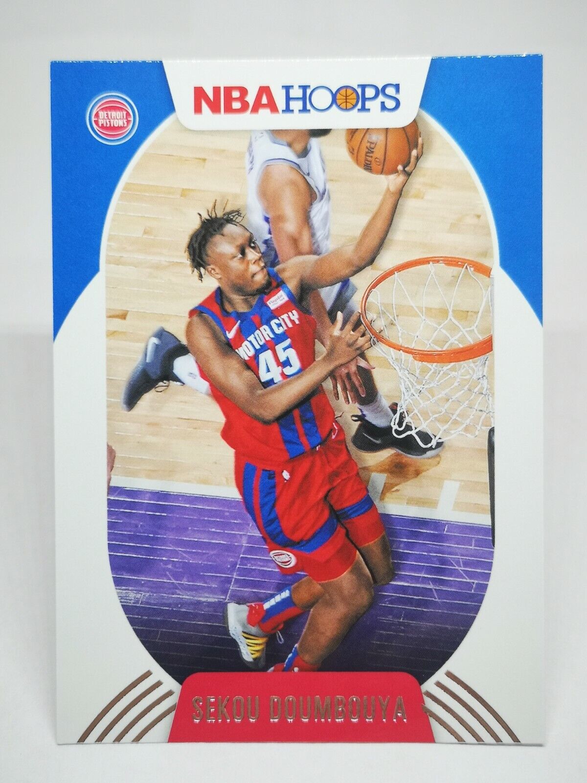 2020-21 Panini Hoops N27 Card NBA Base #105 Sekou Doumbouya - Detroit Pistons