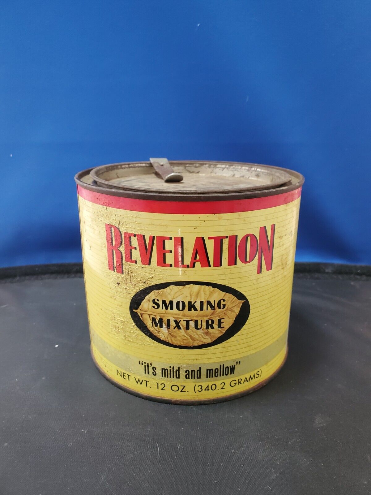 Vintage Revelation Smoking Mixture Tobacco Tin 12oz