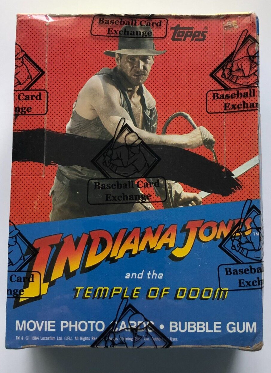 1984 Topps Indiana Jones and the Temple of Doom Wax Box, BBCE Authenticated