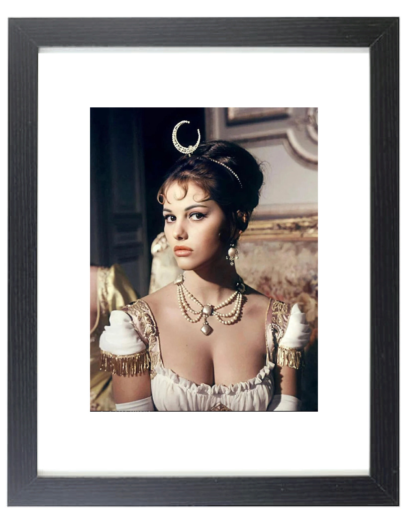 Actress Claudia Cardinale in 1960 Movie Austerlitz Matted & Framed Picture Photo