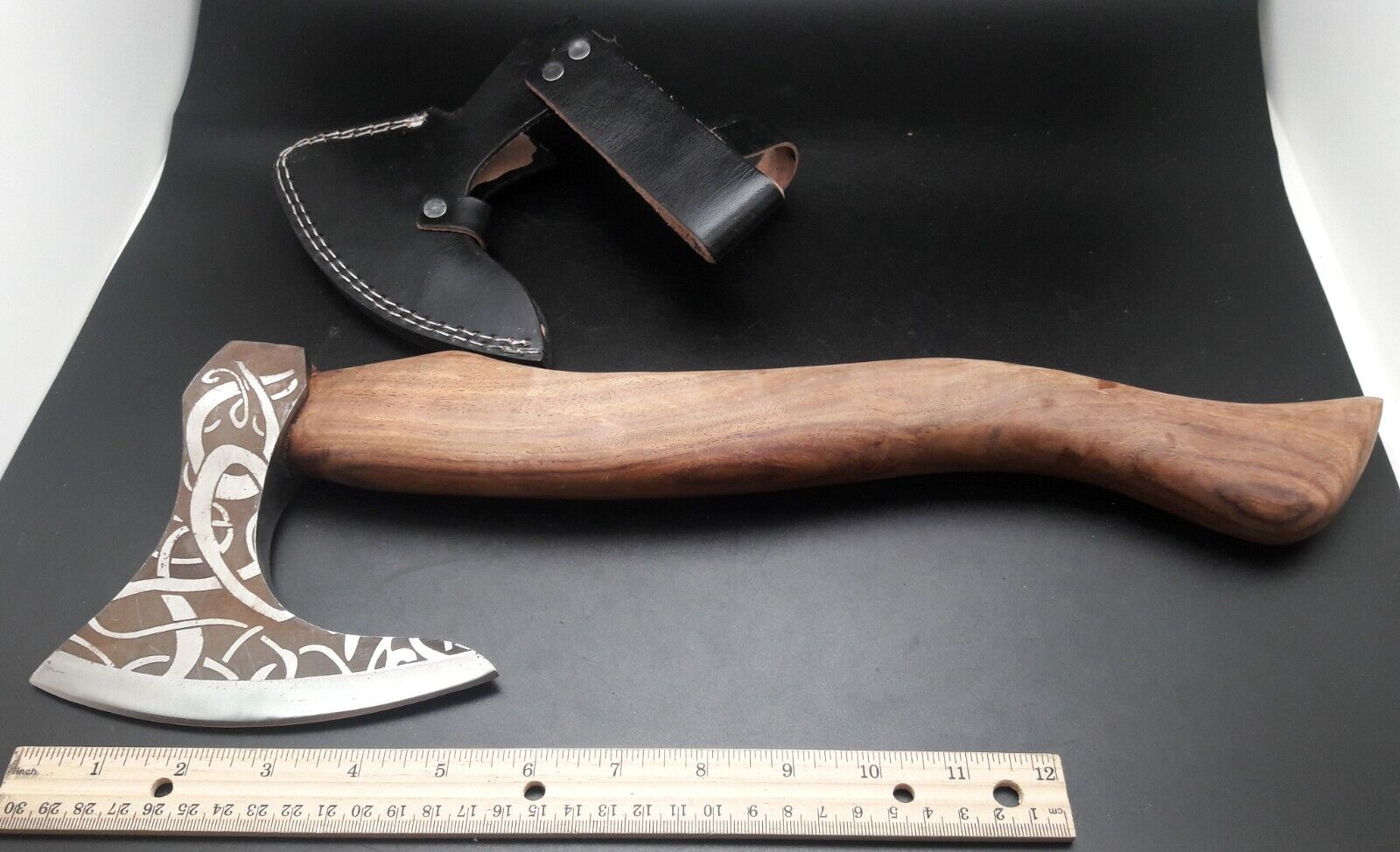 NEW, Rosewood Ragnar Viking Axe Hand Forged Camping Axe