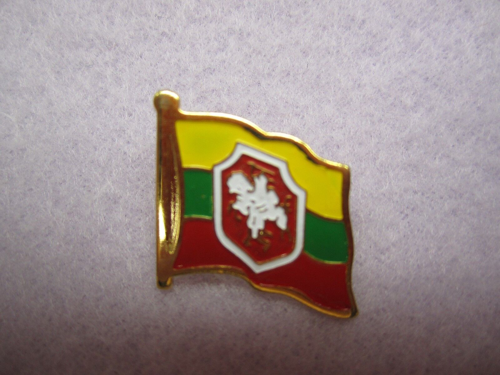 Vintage New Lithuanian Flag with \