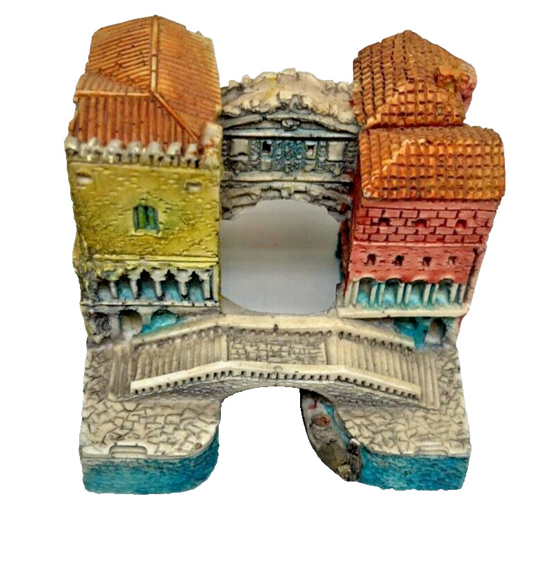 SALE The Bridge of Sighs Venice Italy Souvenir Miniature Figurine, Made in Italy