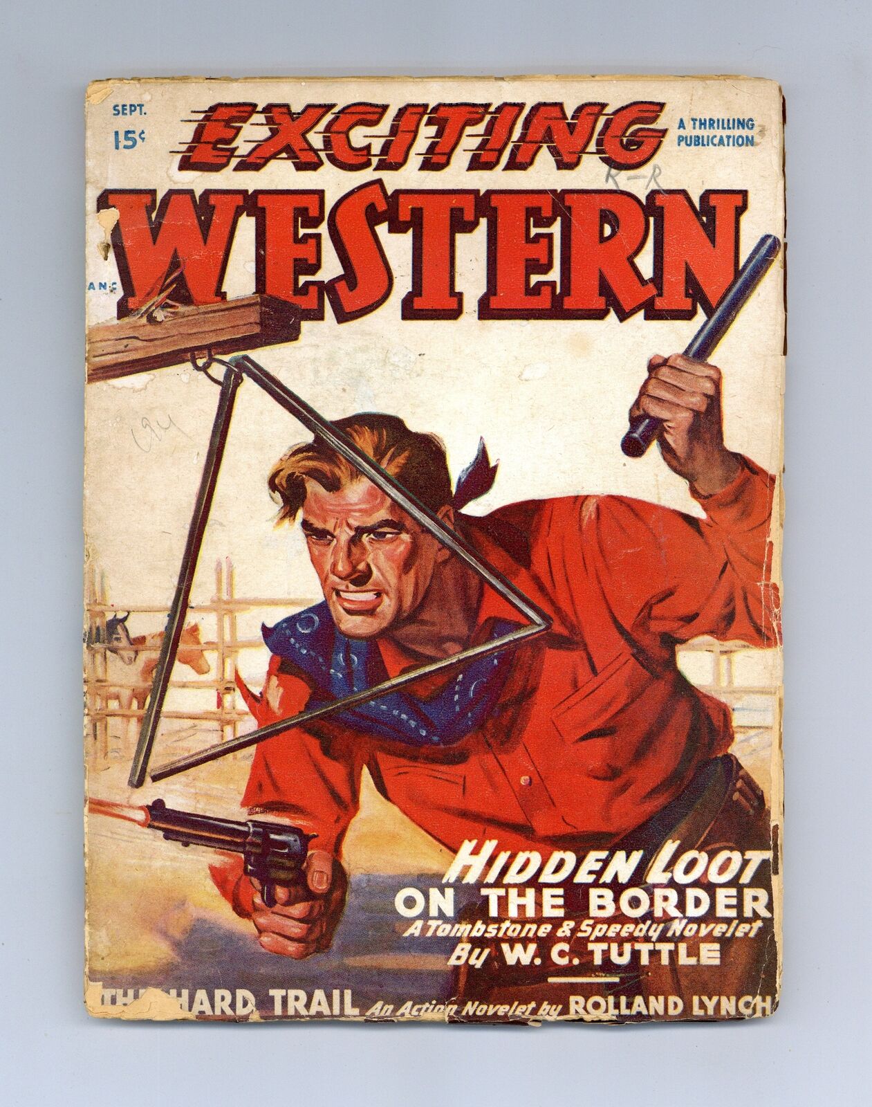 Exciting Western Pulp Sep 1949 Vol. 18 #1 VG