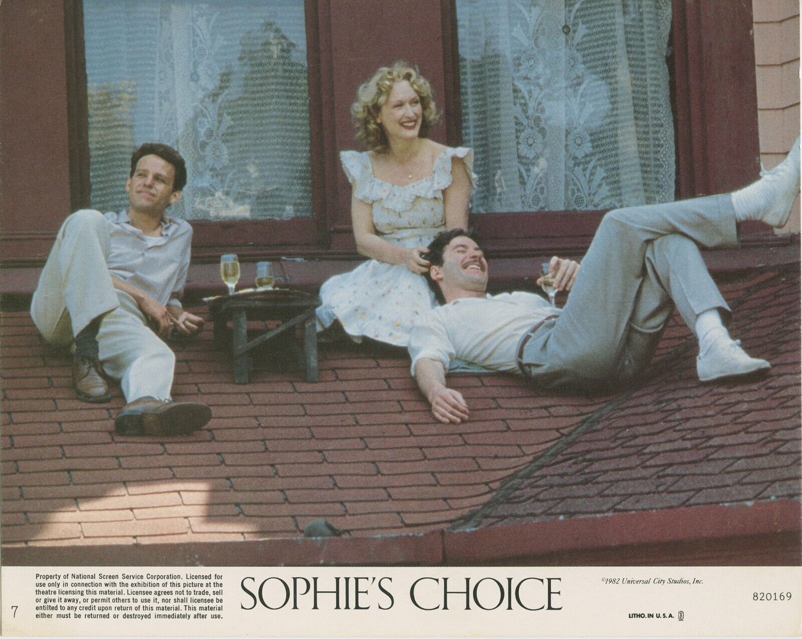 SOPHIE'S CHOICE Meryl Streep Kevin Kline A1983 A19 Vintage Offset Print Poster