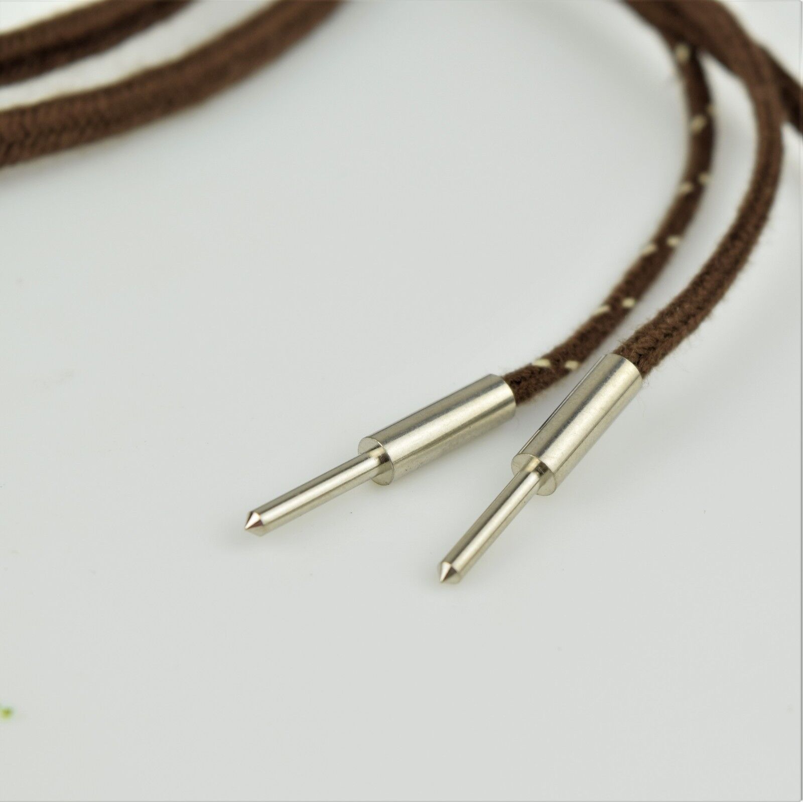 Cloth Covered Receiver Cord - Brown - Pin-Pin