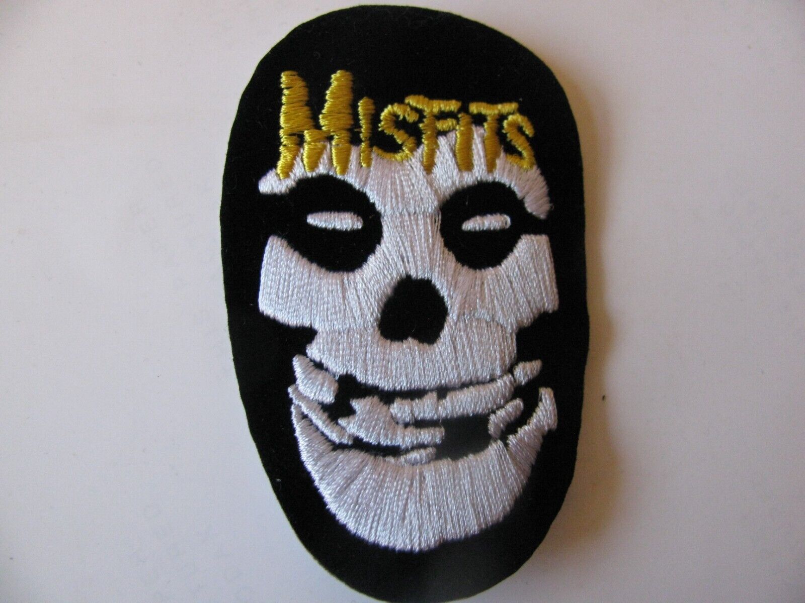 MISFITS   Iron On Patch  2” Trucker Hat Vtg Rare Jacket Logo Band  Punk Rock