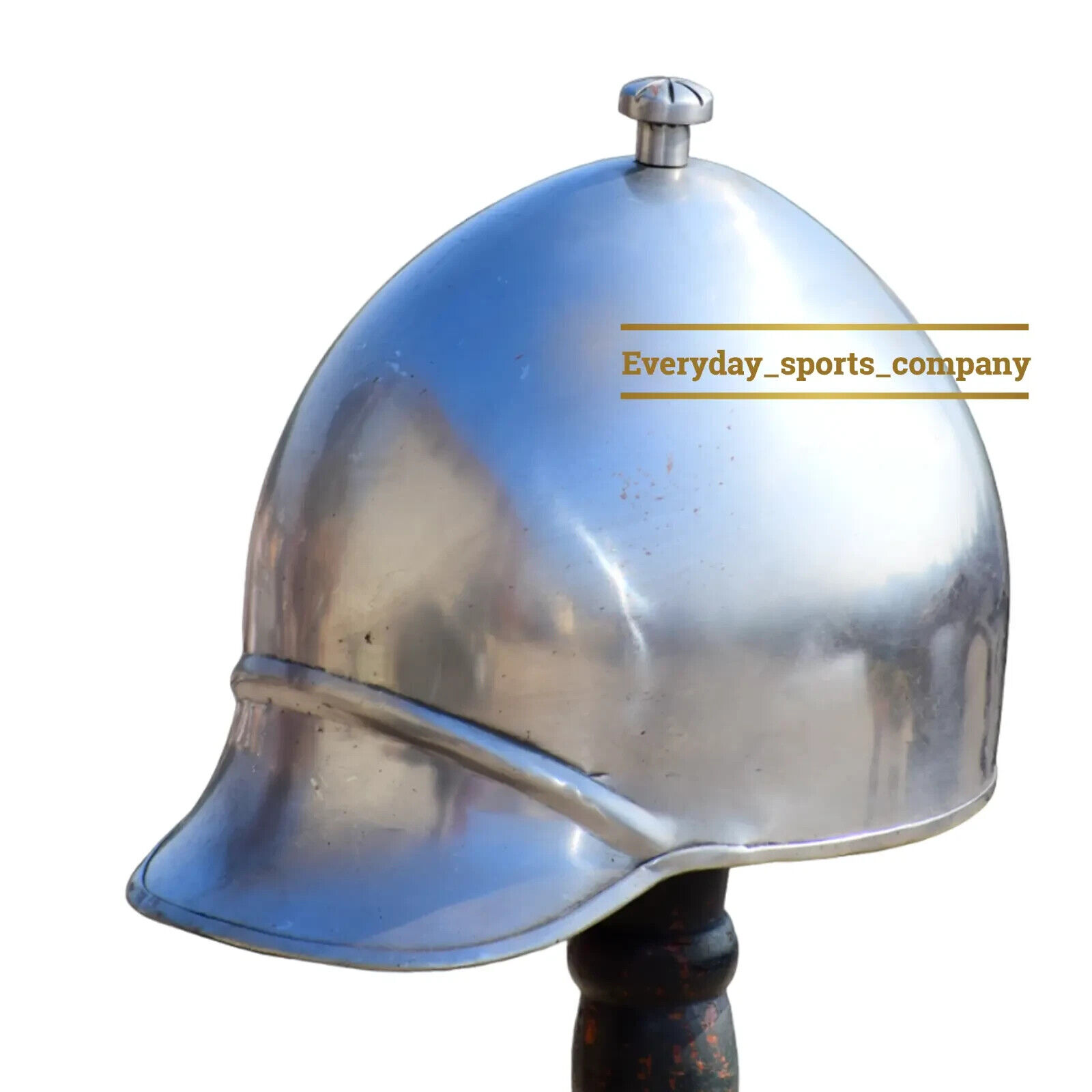 Medieval Steel Kettle Hat Helmet 18GA Knight Warrior Halloween Gift IMA-HLMT-187