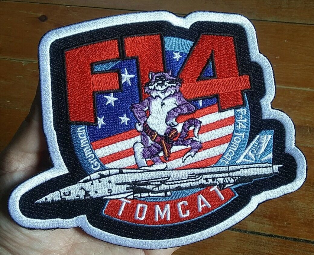 F-14 TOMCAT US Navy VF Grumman Fighter Squadron LARGE USN Patch