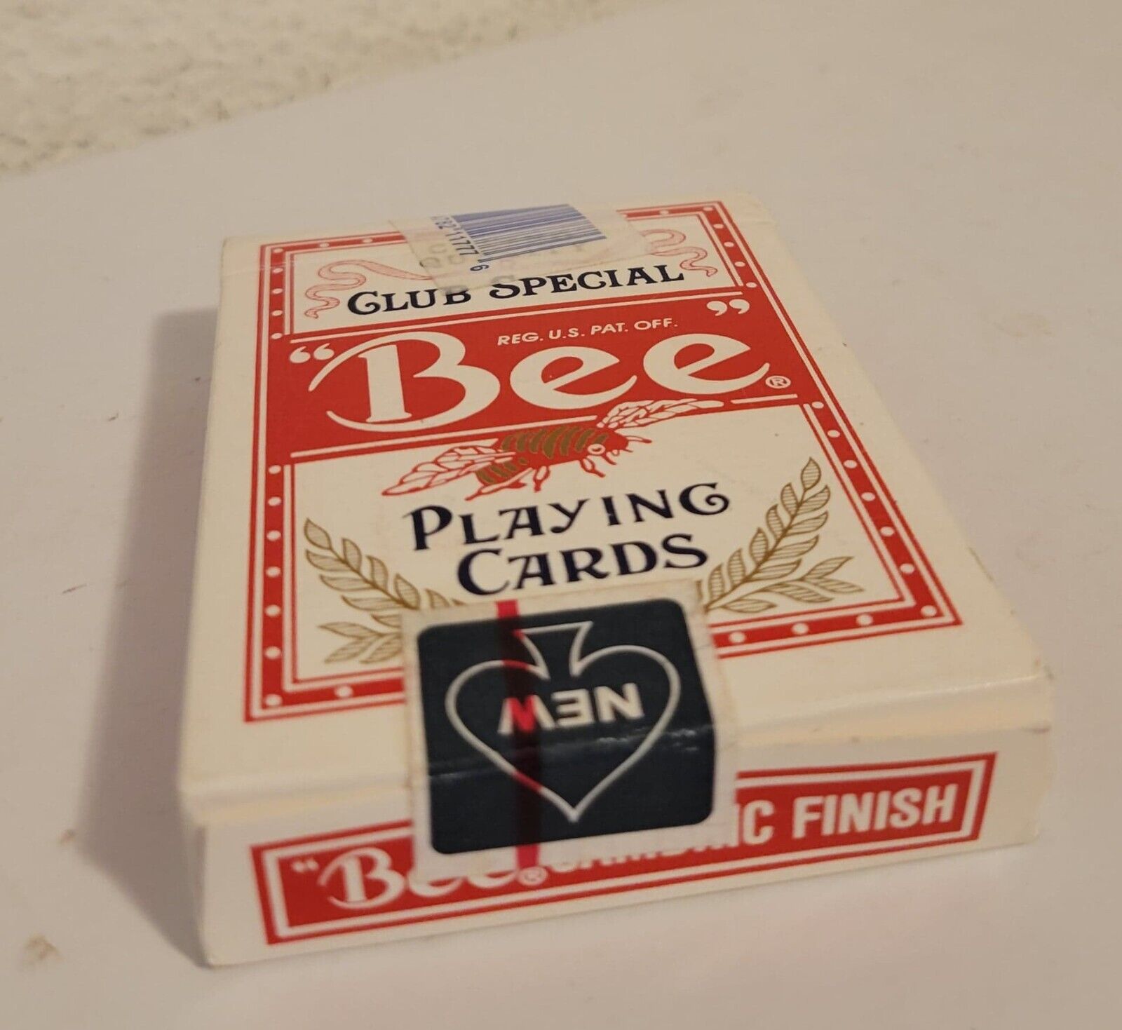 Bee NO 92 Diamond Back Club Special Cambric Finish  Playing Cards 