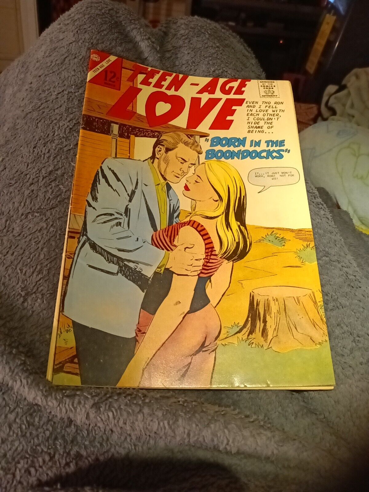 TEEN-AGE LOVE #52 Born in the Boondocks Charlton Comics 1967 Romance Silver Age 