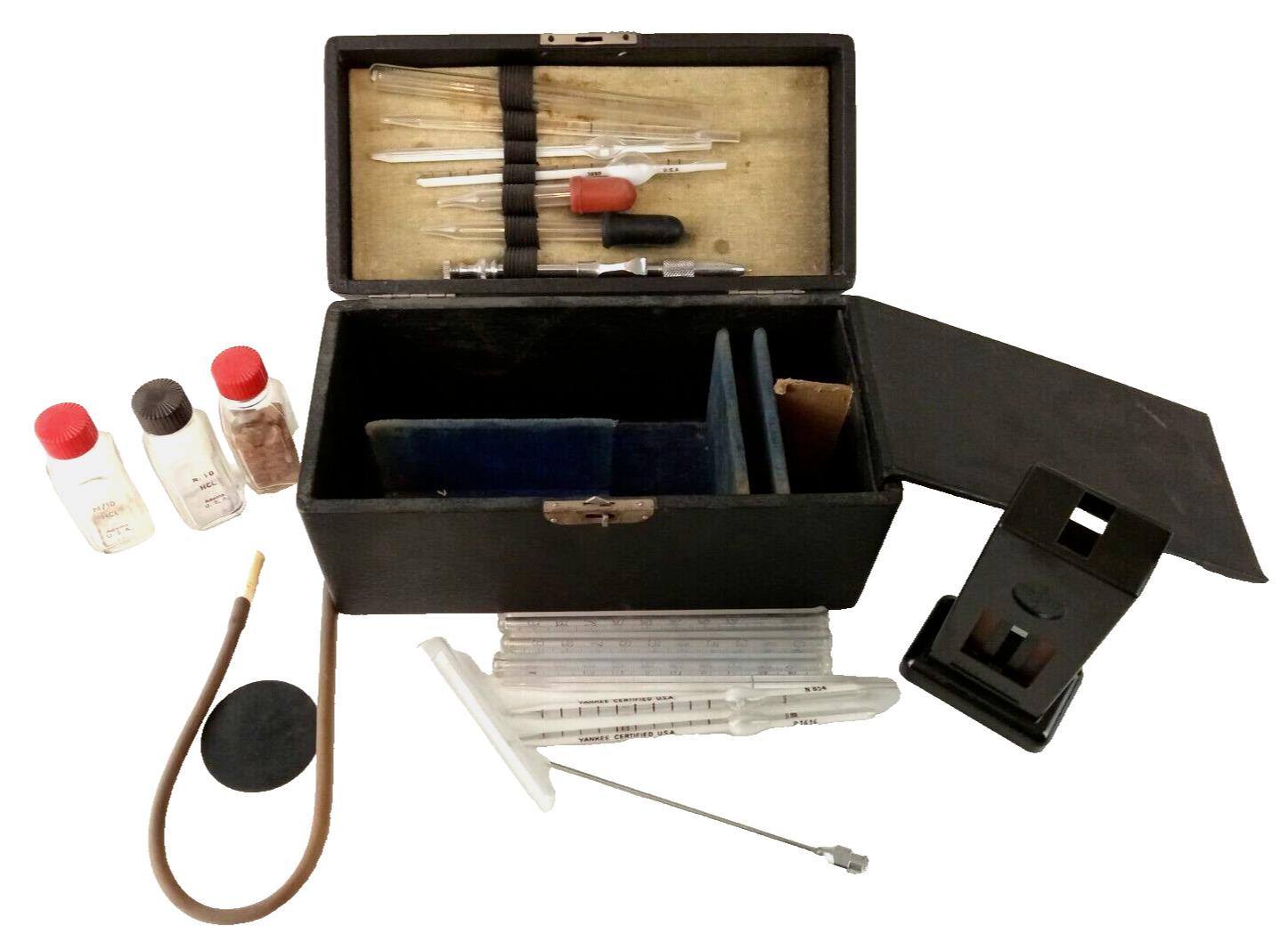 Antique Vintage Sahli-Adams Haemacytometer Blood Testing Kit