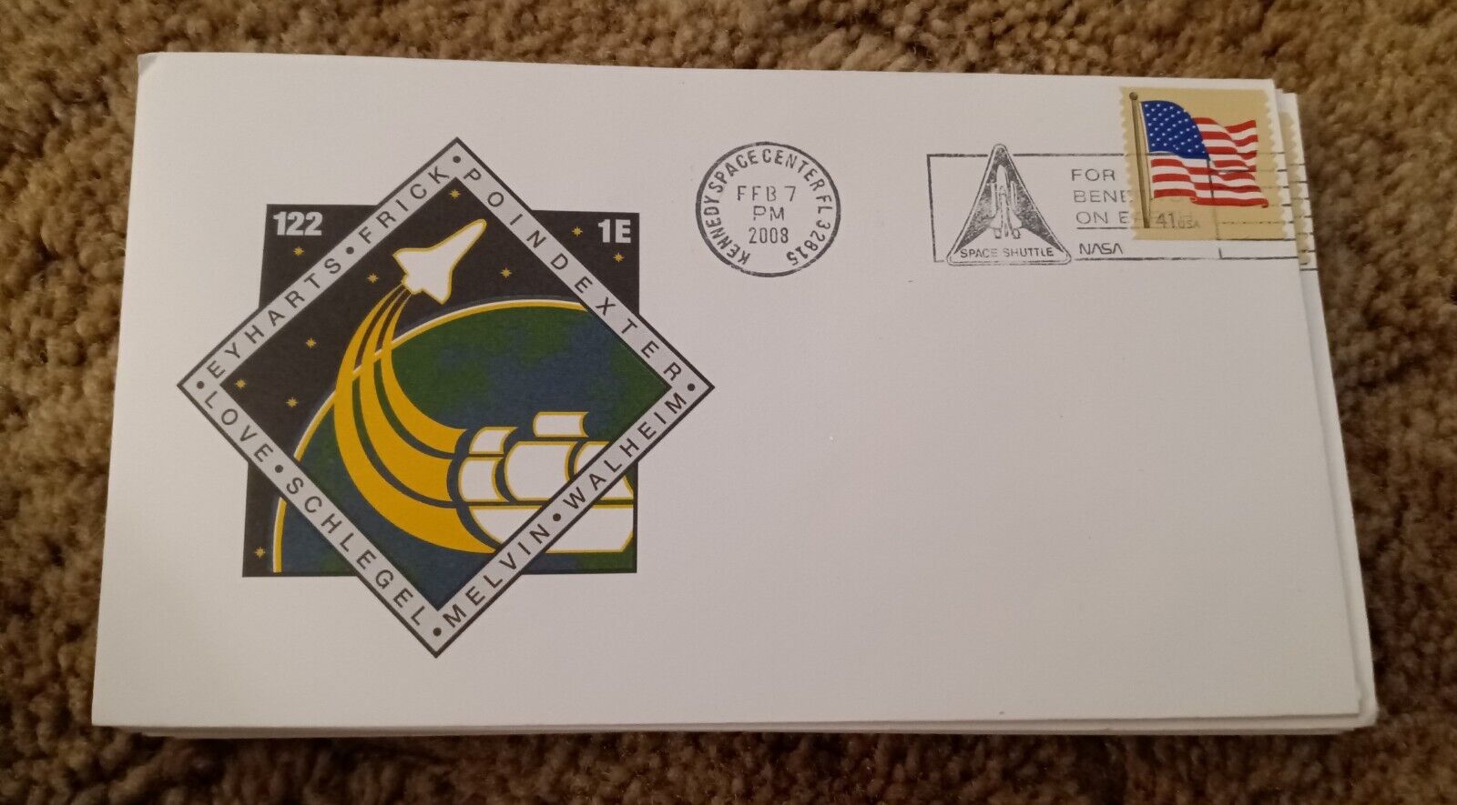 HUGE Lot of (25) 2008 NASA Space Shuttle Atlantis STS-122 First Day Covers FDC