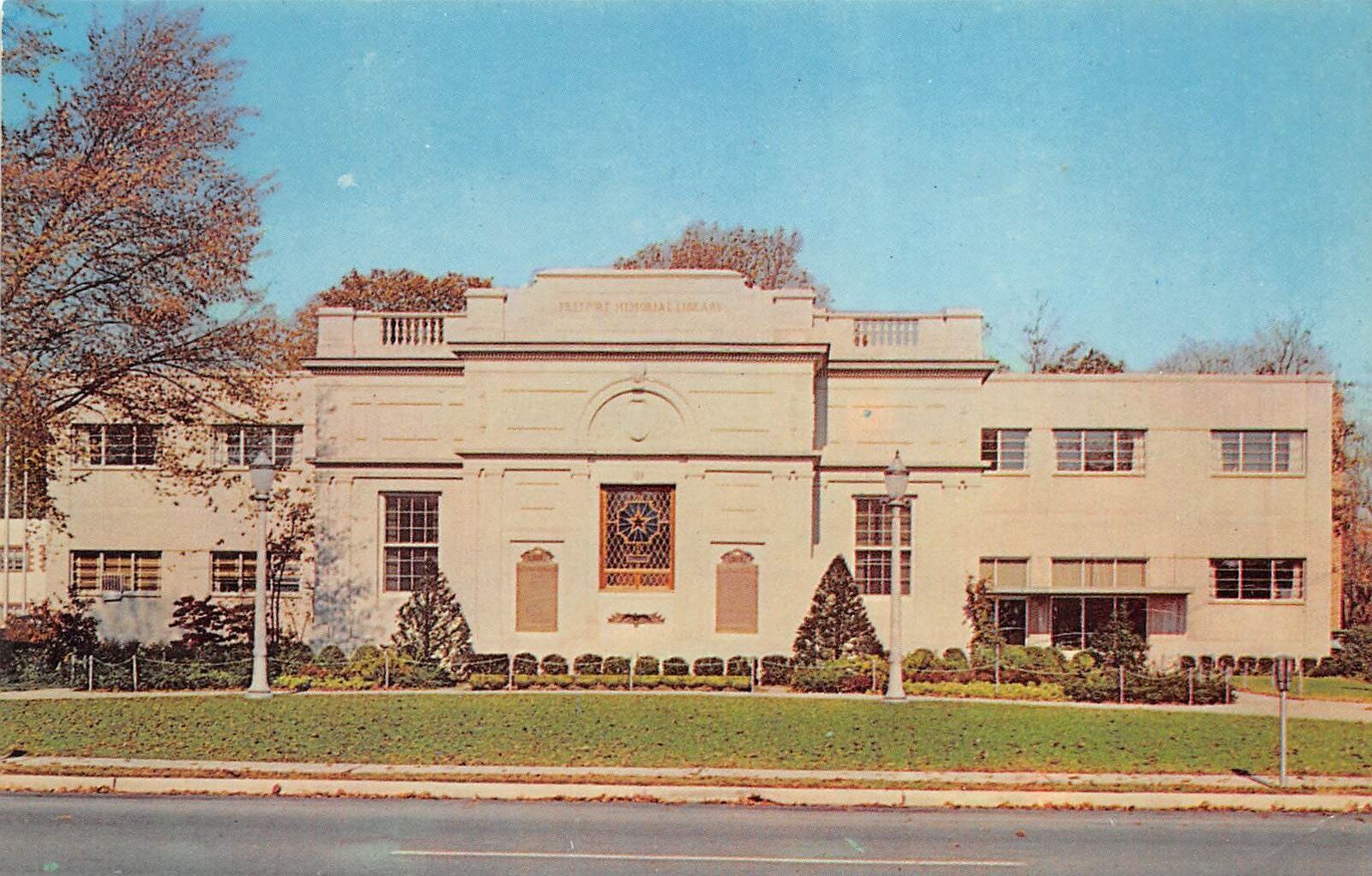 Freeport Long Island New York 1960s Postcard Public Library