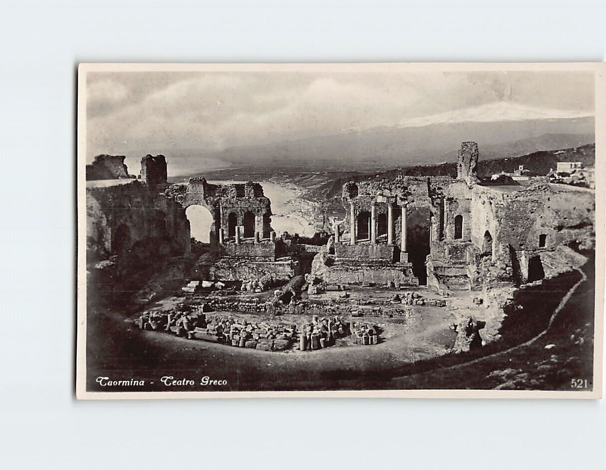 Postcard Teatro Antico di Taormina Italy