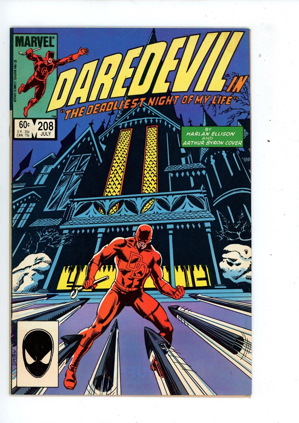 Daredevil #208 (1984) Daredevil Marvel Comics