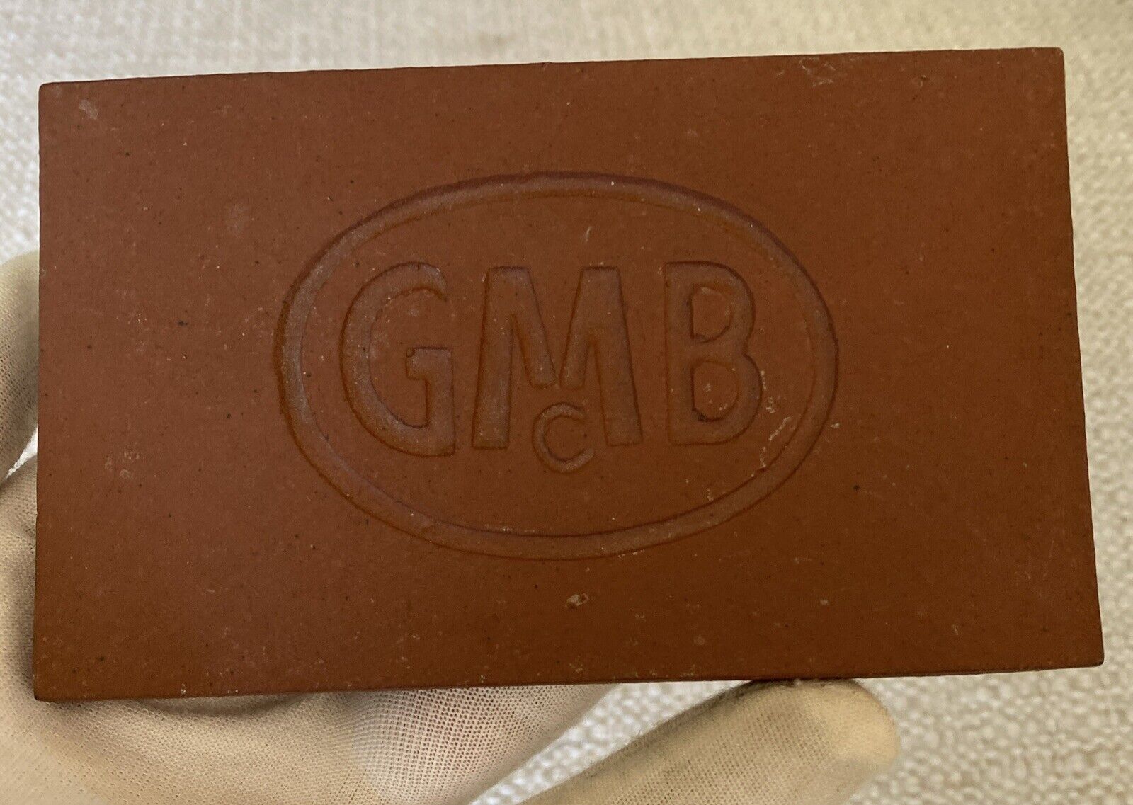 Vintage Gladding McBean Advertising Tile GMB California Pottery Paperweight