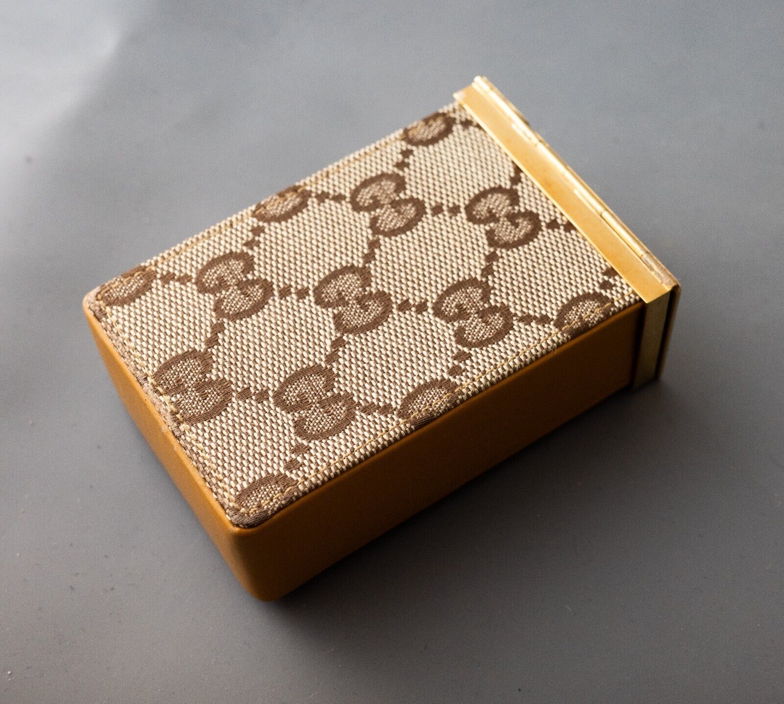 Gucci GG Monogrammed Canvas Cigarette Case