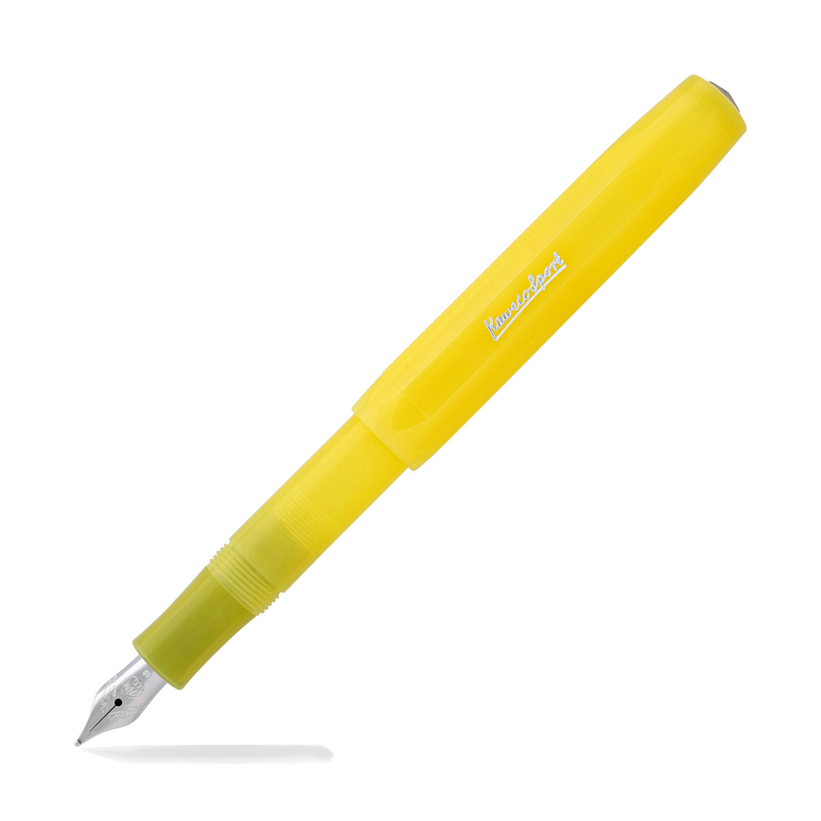 Kaweco Frosted Sport Fountain Pen - Banana - Yellow - Double Broad Point NEW