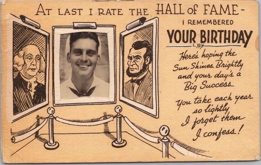 1944 HAPPY BIRTHDAY Postcard 