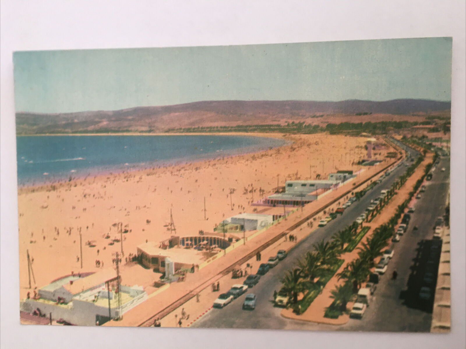Tanger The Beach Morocco Vintage Postcard