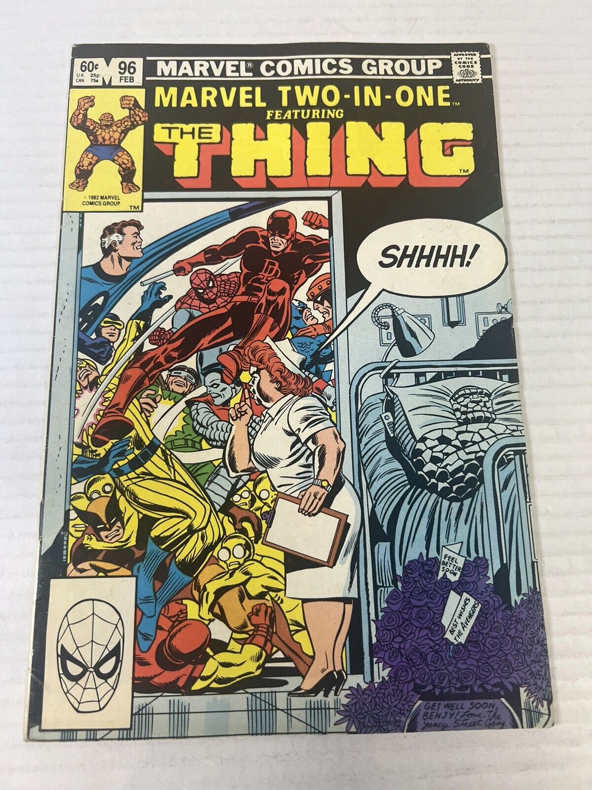 Marvel Two In One Comic Featuring The Thing Issue #96 Comic Book 1983