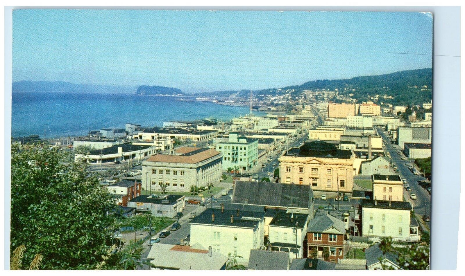 c1960s The County Court And Post Office View Astoria Oregon OR Unposted Postcard